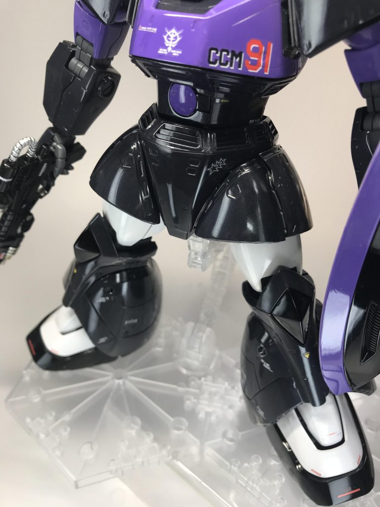 MG ゲルググ  黒い三連星仕様 【ソリッドグロス塗装仕上げ】–8枚目/制作者：モルガナ