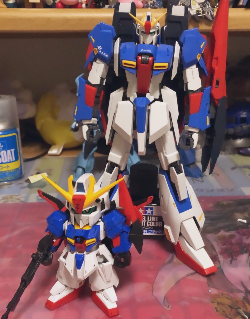 MG Zガンダムver2.0と比較です