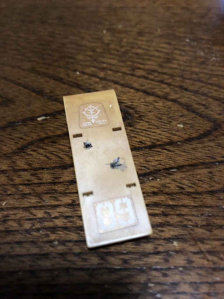 銃弾跡みたいなやつ