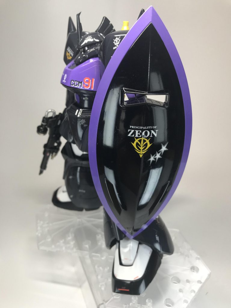 MG ゲルググ  黒い三連星仕様 【ソリッドグロス塗装仕上げ】–2枚目/制作者：モルガナ