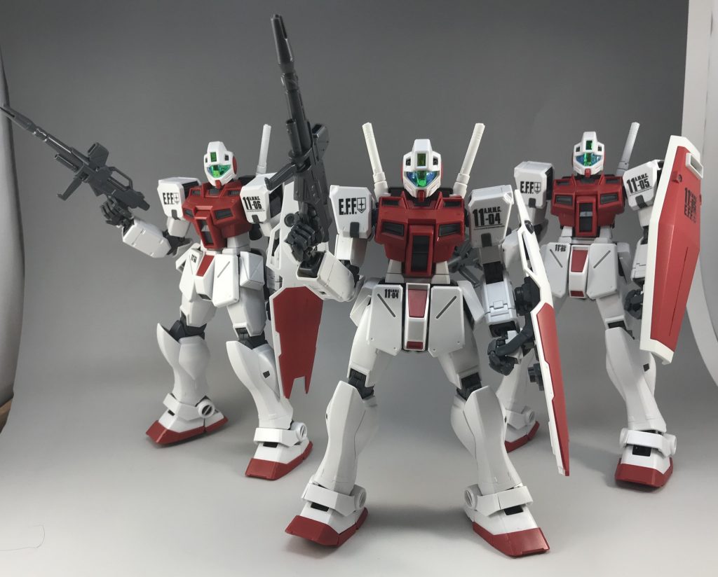 第2小隊
ジム・コマンド
一応バックパックもジム改やVer.kaガンダムからコンバート