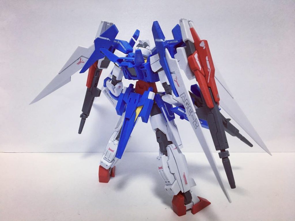 フルアームドリア。後ろから見ても強そうな感じになったかなと。