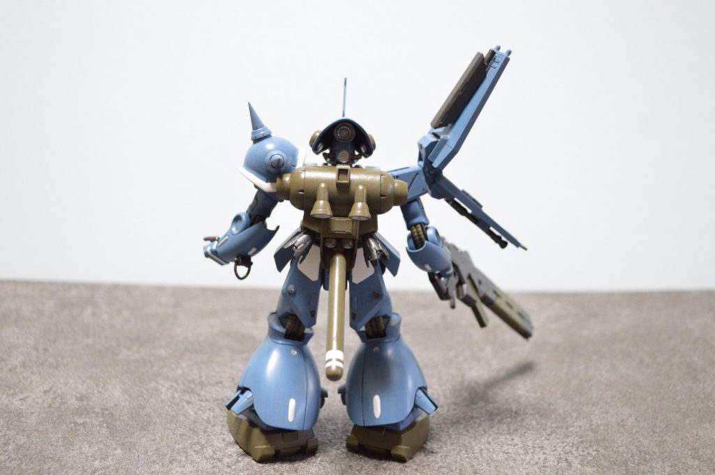 後頭部にバーニア取り付けましたが、ただカッコいいかと思ってつけてます。