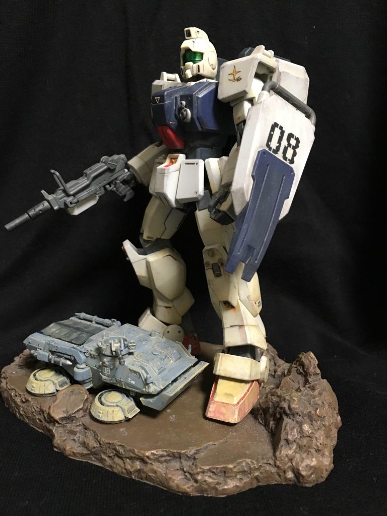 足回りを中心にウェザリング。