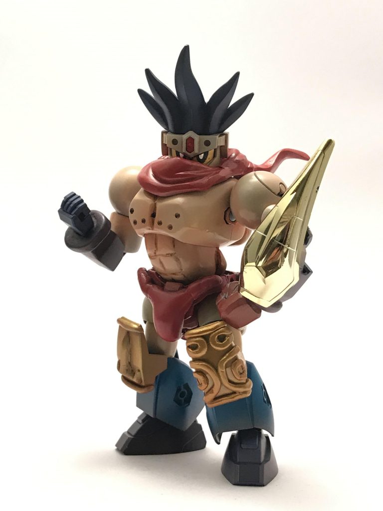 やったぁ!僕らのヒーロー!!超変身!!
超(スーパー)剛覇頑駄無だぁっ!!!