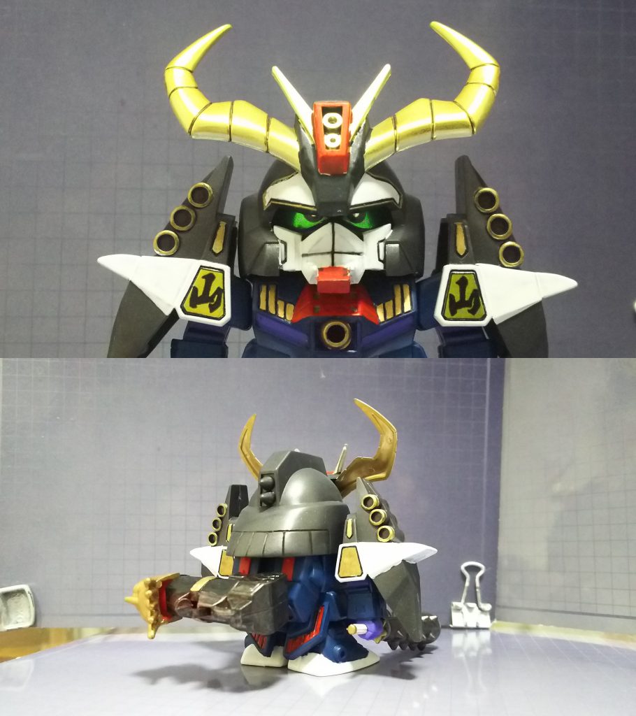 上体アップと背面