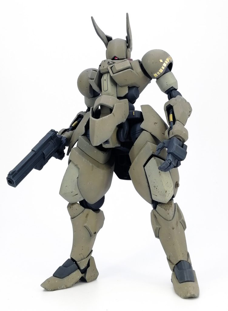 設定的なアレ
伝説的ガンスミス、ダン・ウェッソン自らによって建造された22のアルカナのうち一体。
その特性は極限まで高められた基本性能にありその運動性能はカラードのトーテムに匹敵する。
現在アルカナはその大半が無法者たちの手にあり本機もまた一人の復讐者の下にある。
世界観的には西部劇の銃をロボットに置き換える感じのやつで。
基本的に発掘された巨人のレストア品でそれとは別に保存状態のいいオリジナルの機体が色々な民族に保有されていてトーテムと呼ばれてる感じのイメージで。
ぶっちゃけ大体ガンドライバー