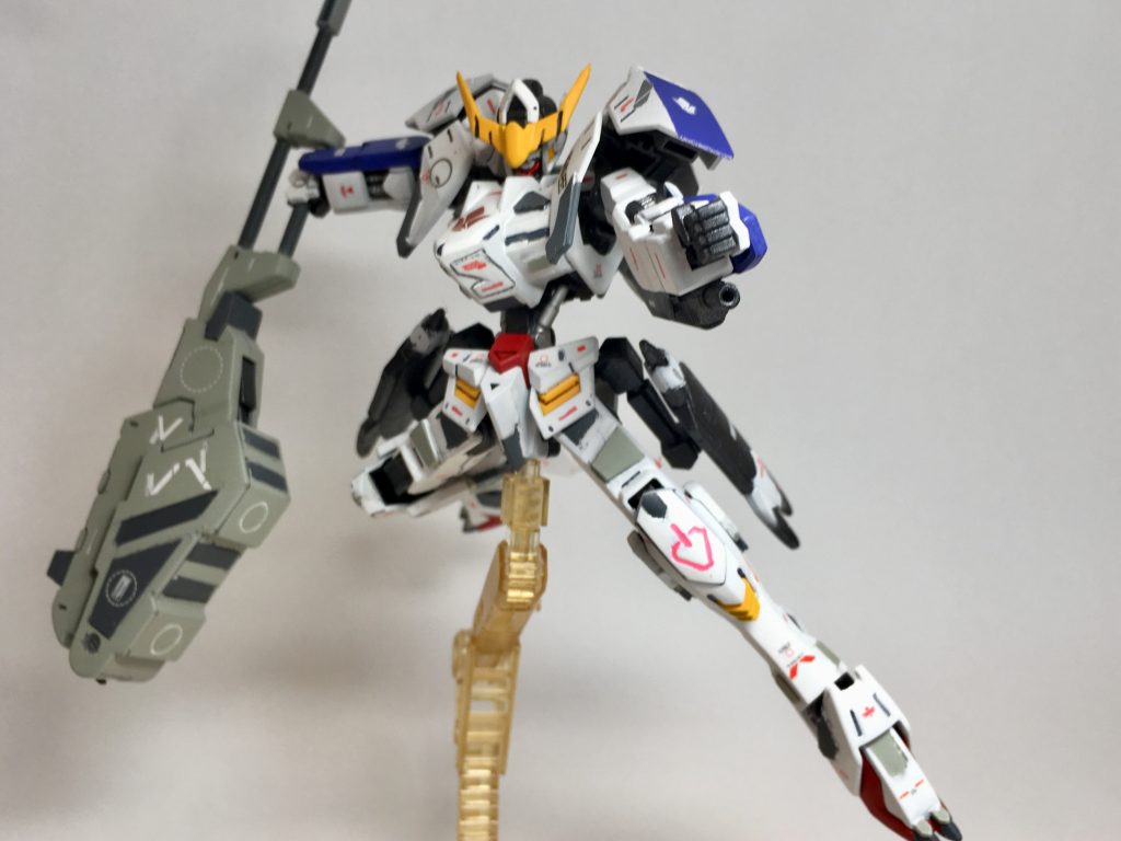 腕部機関砲。バルバトス系列に大体ついてるこの武装。近接偏重の鉄血世界において結構好きな武装。