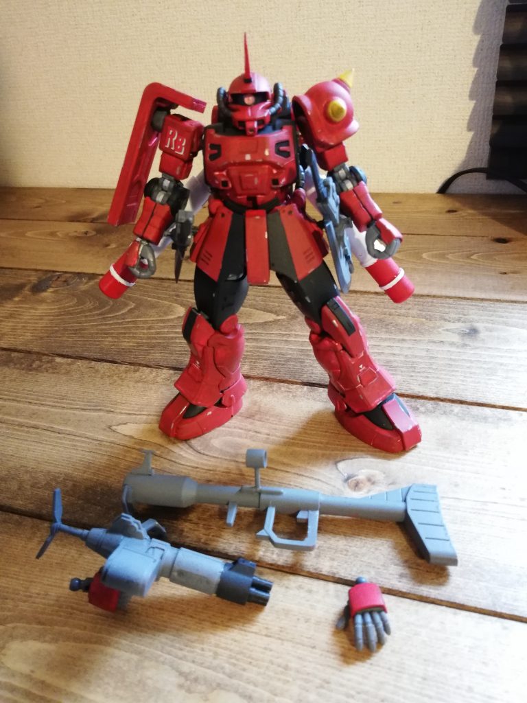 実はジャイアントバズも準備していたのですが、色々と干渉してしまうので諦めました。