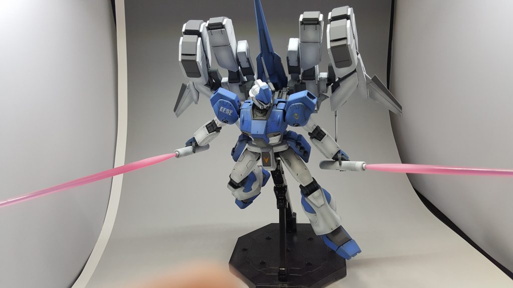 ハイパービームサーベルはグラデーションをかけてみました(´ω`)
前回、F91で失敗気味だったのでリベンジです( ・ω・)
