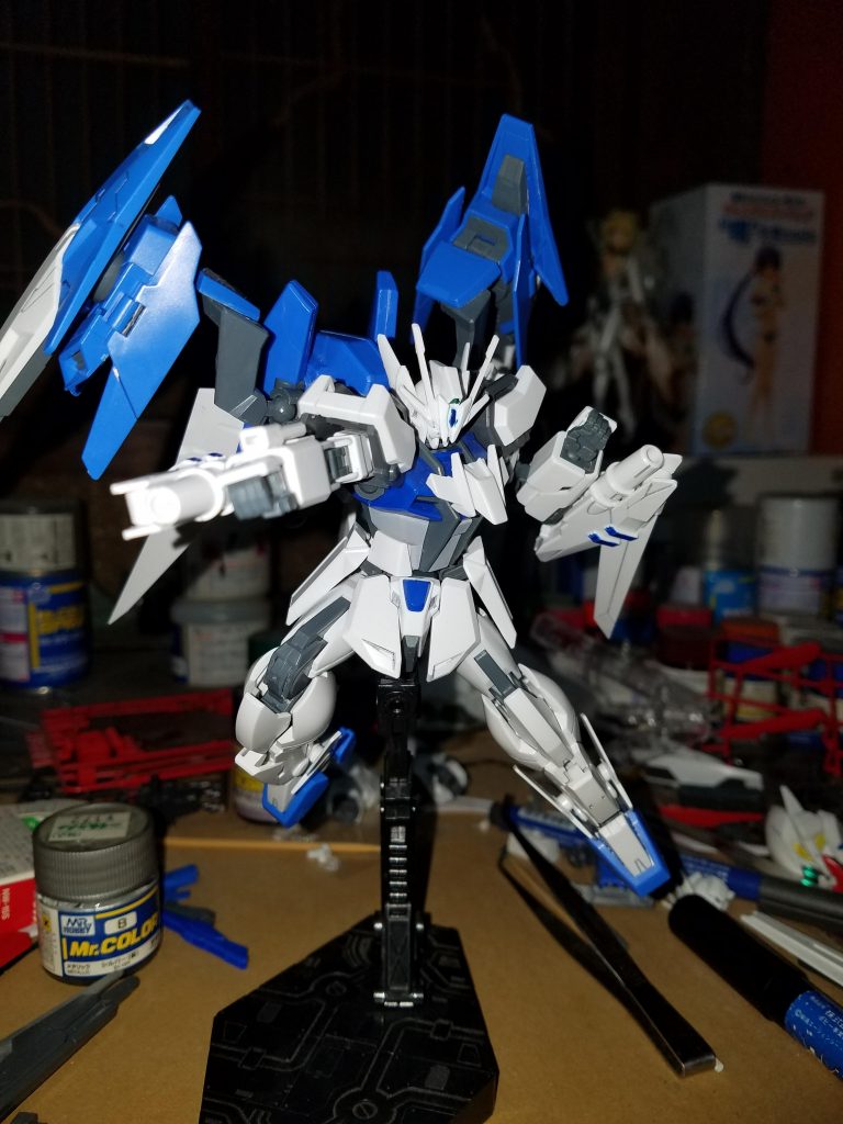 武装は取り回しの悪かったブラスターを止めて取り回しのいいフェイダトンファーを採用
射撃戦のロック距離が短くなるデメリットがあるが元々近づいて敵を切り伏せるのがメインな為あまりデメリットにならない