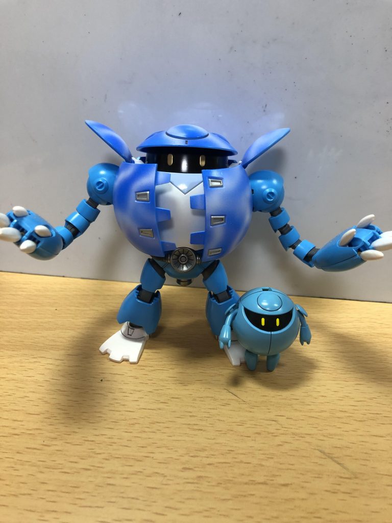 いやーたまには、かわいい系のガンプラもいいもんだな〜