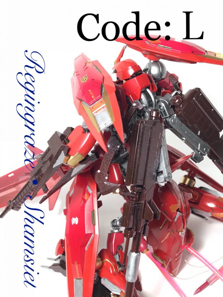 ## 〜最後に〜
ここまで見てくださって本当に、どうもありがとうございましたm(_ _)m
殿堂入りされている方々に自分も少しでも近づきたい。そういう思いで今の自分にできる事を全てやりきったつもりです。
手前味噌ですが、今までの僕の作品の中でパーツ量、使用カラー、製作工程、アイデア、設定の全てが一番の最高傑作だと自負しています。(文字数もw)
とは言ったものの、まだまだ未熟な部分は沢山あります。今後の課題は自然なシャープ化、筋彫り、プラ板工作です。
”いいね“もそうですが、この作品に対する皆さんからの叱咤激励のコメントを強く欲しています。ここのコメでもツイッターでも良いので、ぜひ皆さんの率直な感想を聞かせて下さい!!
ツイッターはこちらからどうぞ〜→[ヒイロ@つくMo](http://twitter.com/hurryhero)