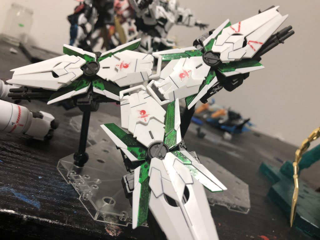 シールド・ファンネルはアクションベース使ってディスプレイしてます