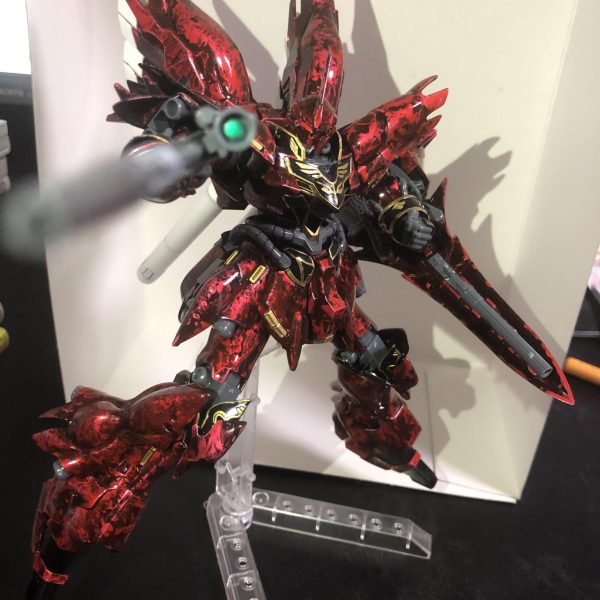 HG シナンジュ ラップ塗装