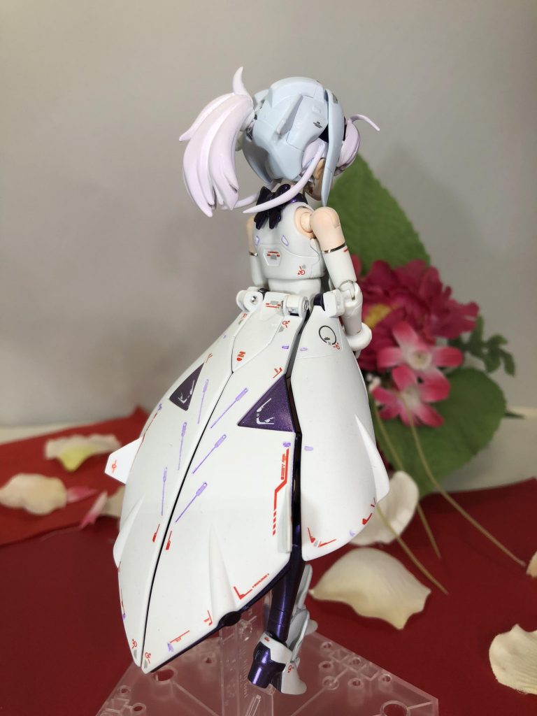 背中側から。みんな大好きポニーテール!