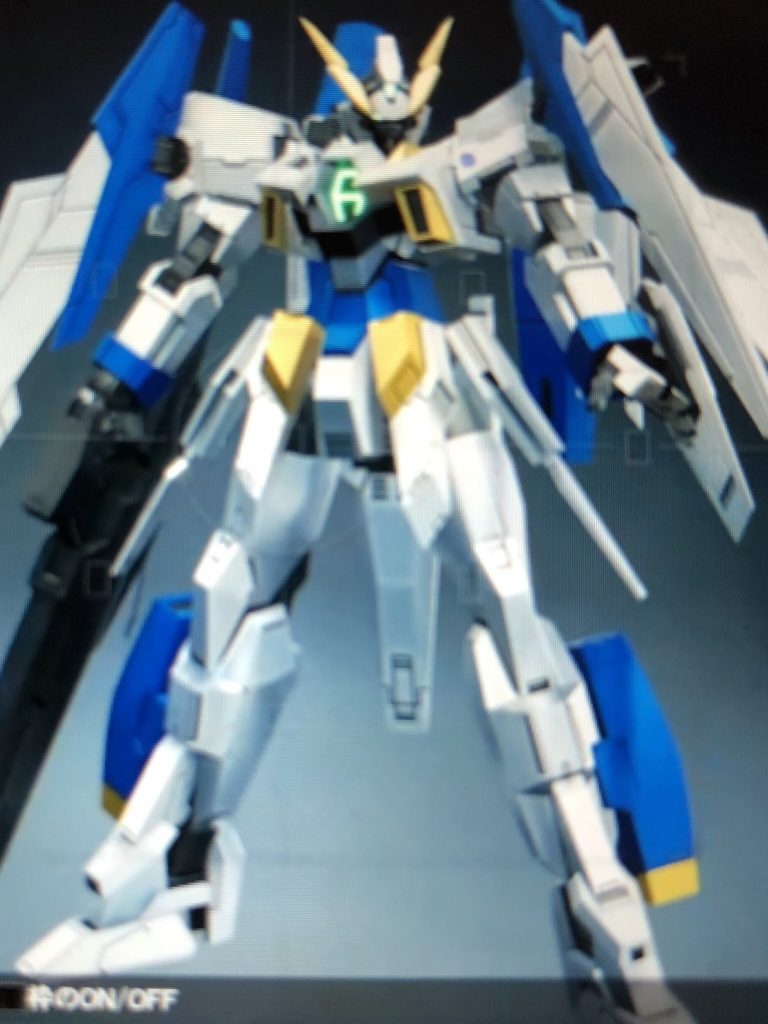 特務隊カラーっぽく白主体で青をちょこちょこという感じにしたかったのですが頭の中や塗り絵だと上手くできなかったのでなぜかガンダムブレイカー
全体的に某ライダーのレガシーっぽい配色に。