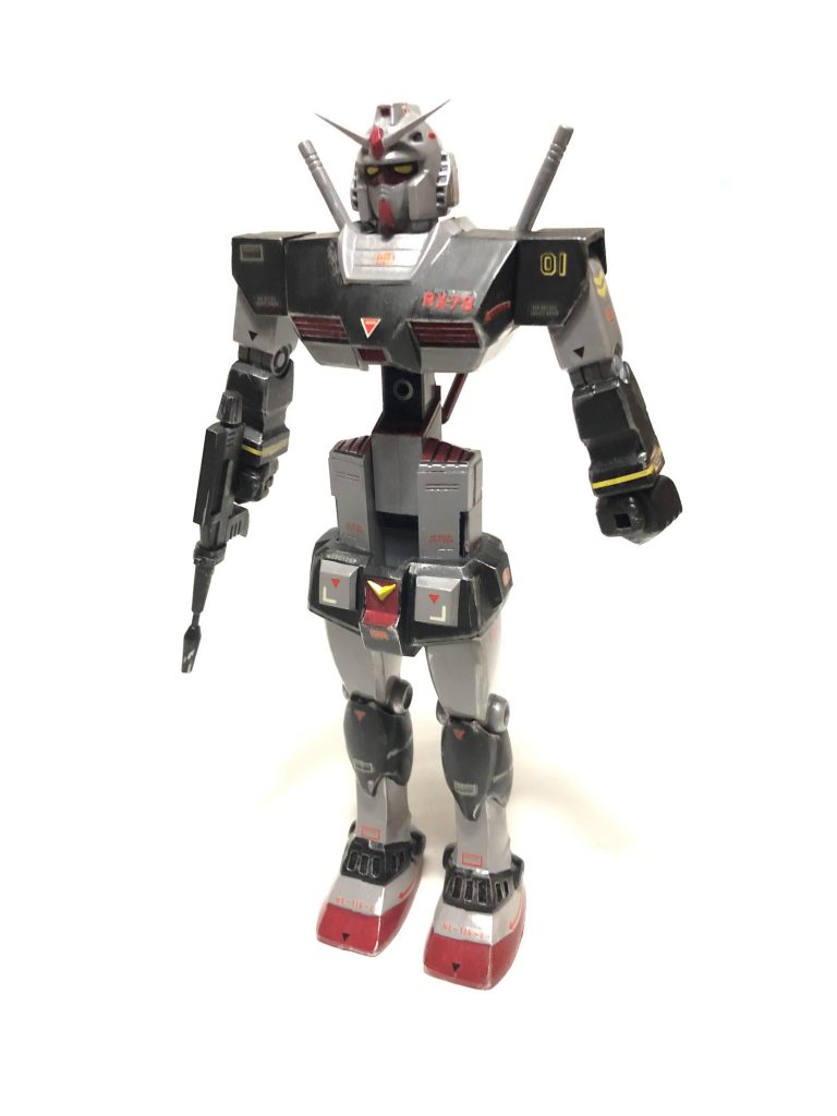 ガンダム分離!!
 
ちなみにコア・ファイターの垂直尾翼とランディングギアはBパーツの隙間にぶっ込んでます☆