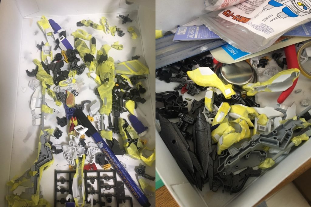 マスキング量も尋常じゃなかったです。