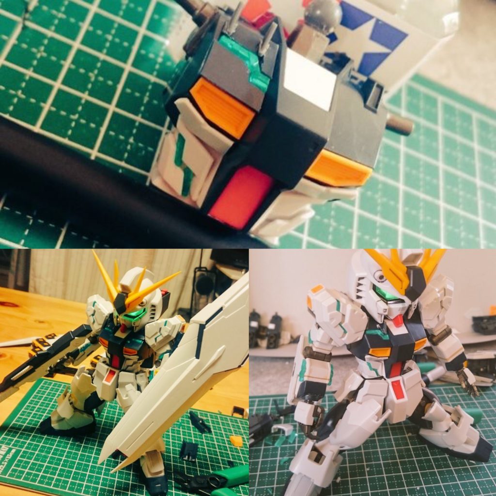 2017年。この頃からMGのver.kaのようなディテールが欲しくなりHGもいけたんだからMGもいけるだろ!って勢いでMGをバラバラにするということになります。さすがにMGをぶった斬る時は勇気が入りましたねw
そしてこの後子供が出来てガンプラ封印期間になります…。