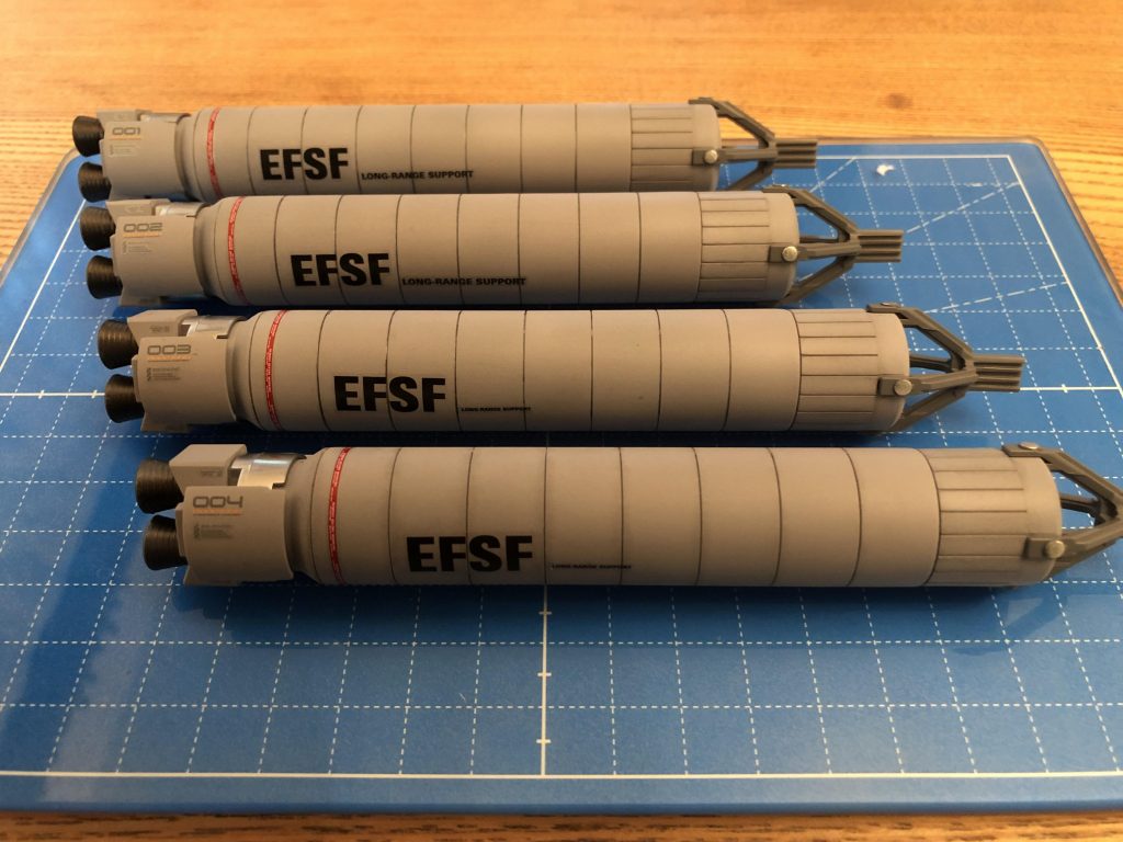 プロペラントタンクにはどうしてもEFSFを刻みたかったのです(連邦軍から仕入れた設定)