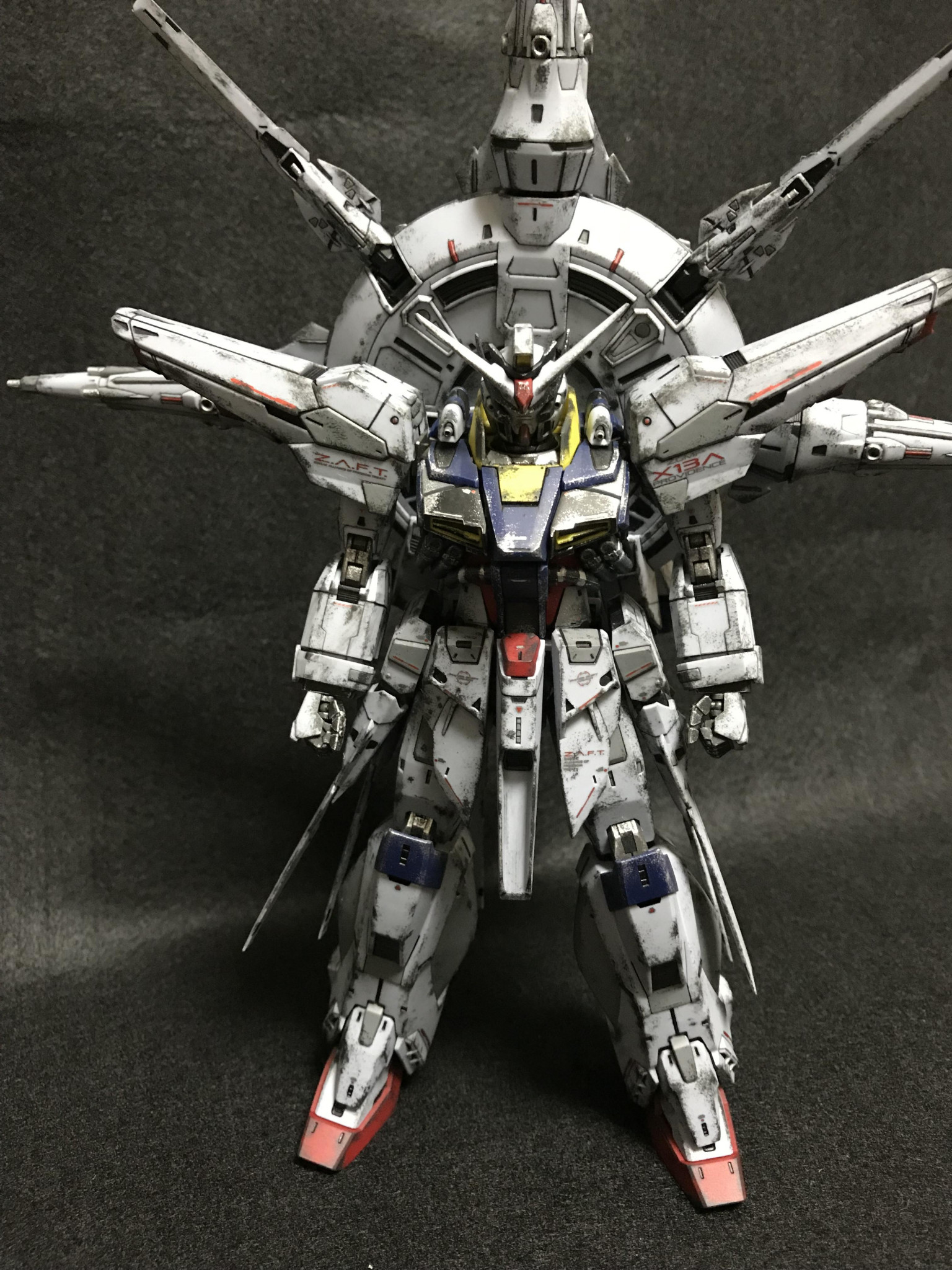 限定 クーポン10% MG プロヴィデンス ガンダムウェザーリンク塗装完成