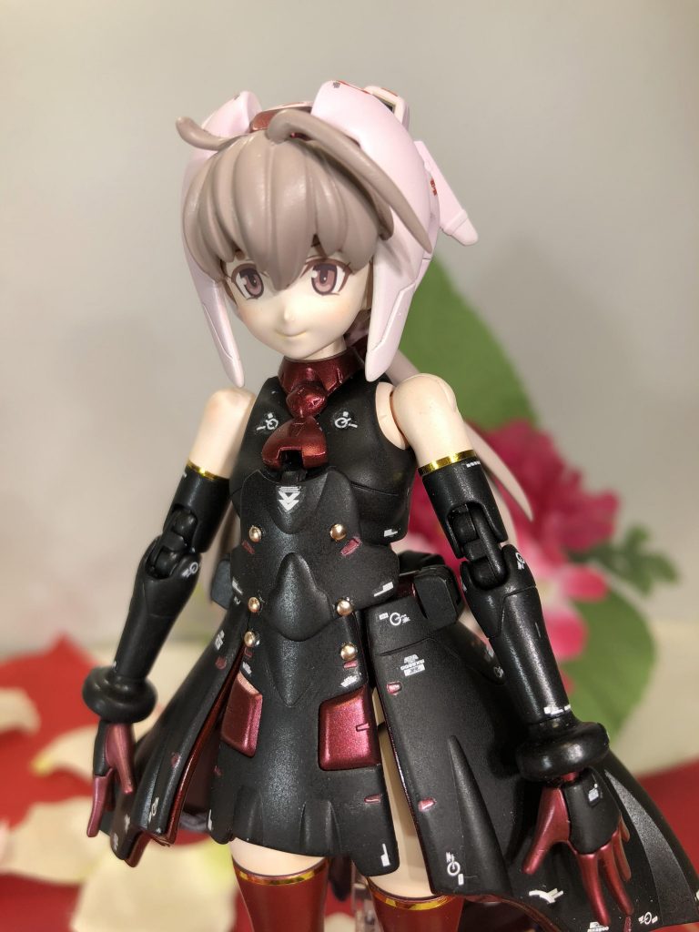 お顔アップで。 二人とも瞳部分はパテ埋めして他のキットのデカール貼ってます。