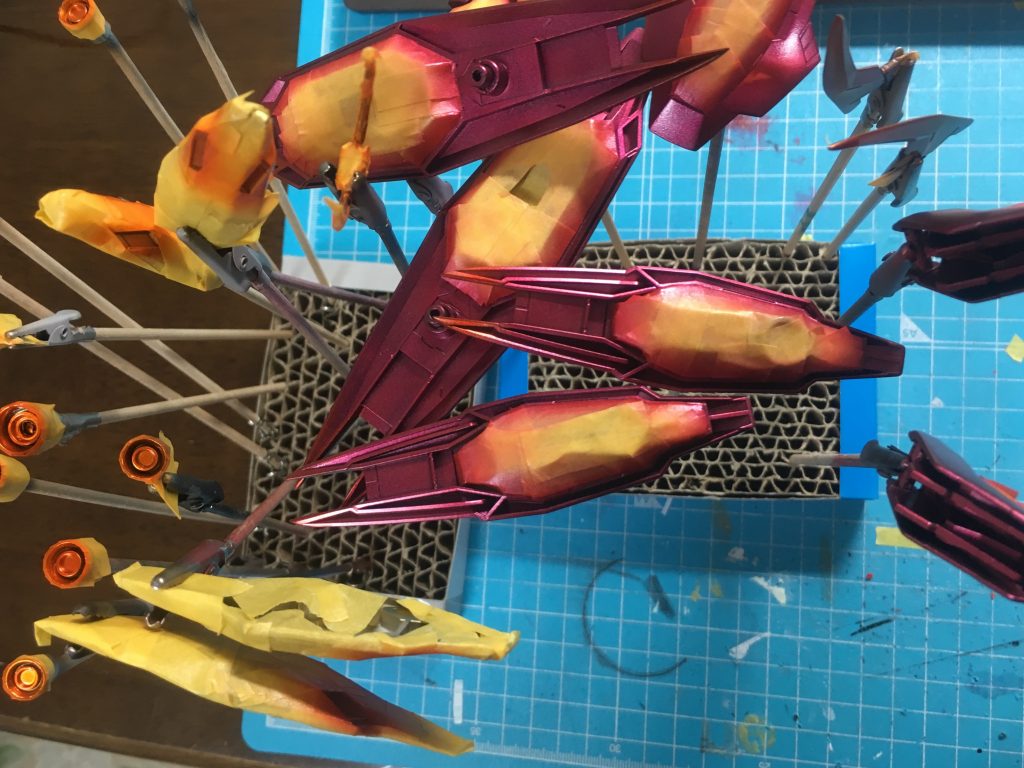 初のマスキング