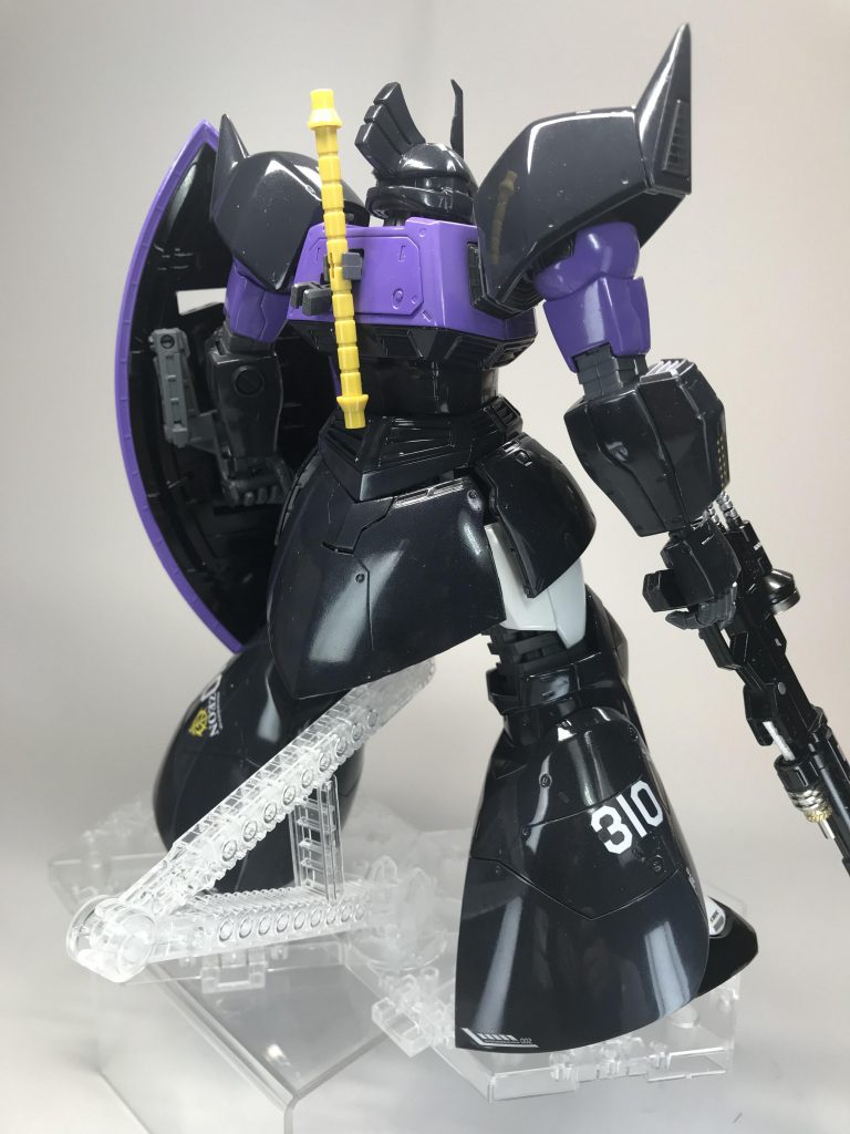 MG ゲルググ  黒い三連星仕様 【ソリッドグロス塗装仕上げ】–6枚目/制作者：モルガナ