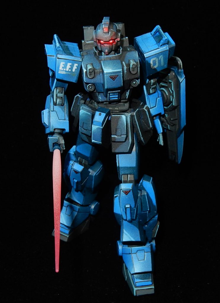HGUC ブルーディスティニー１号機　イラスト風塗装–7枚目/制作者：今日