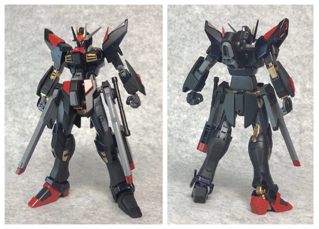 バインダーなしの状態。
アメイジングストフリをメインに、右半身をはじめ一部をストフリにしました。
細かいパーツ配置は後ほど。