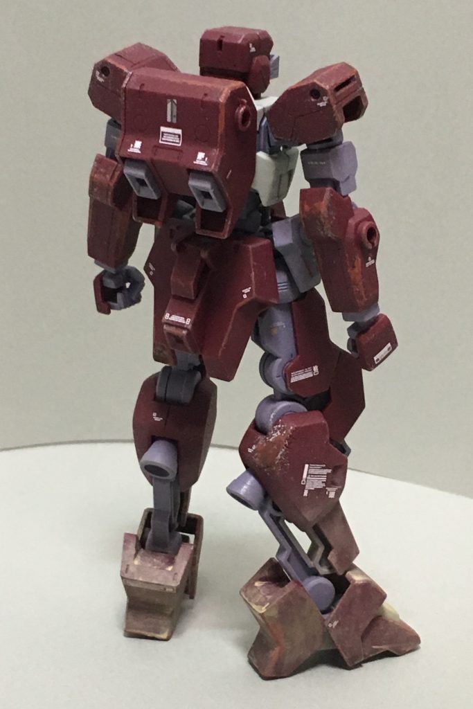 チッピング第一段階の背面