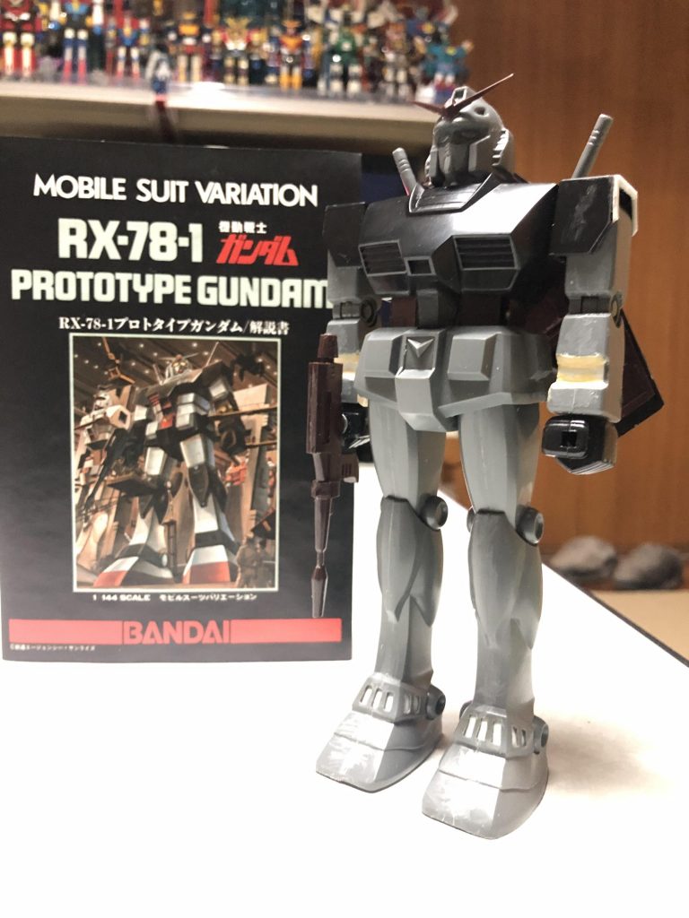 たいして改造してないけど大満足。
今回始めてちゃんと作ったガンダムだけどすごくイイ♪♪