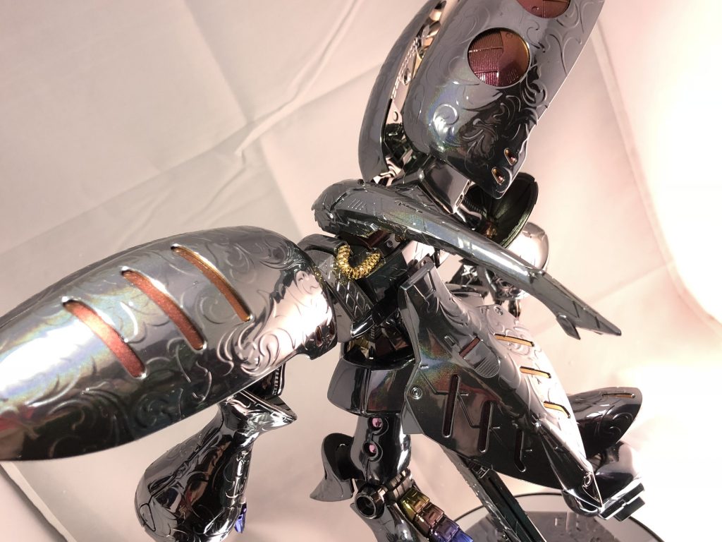MGキュベレイダムド、エアブラシ・メッキ塗装–7枚目/制作者：kシェパード