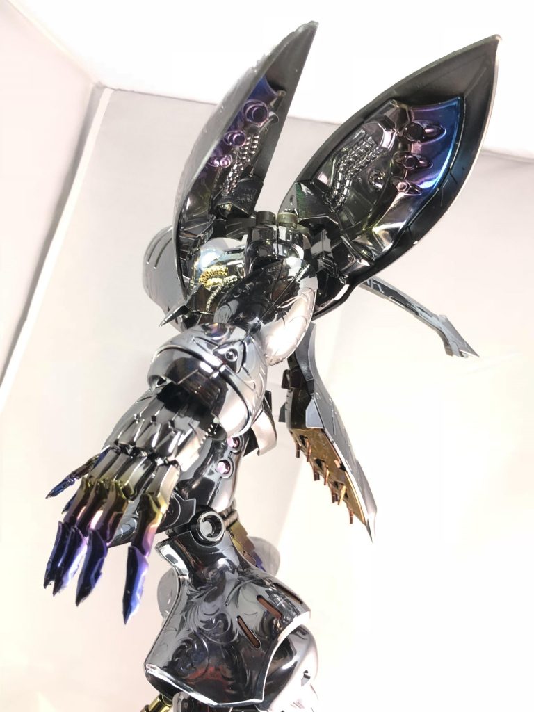 MGキュベレイダムド、エアブラシ・メッキ塗装–6枚目/制作者：kシェパード