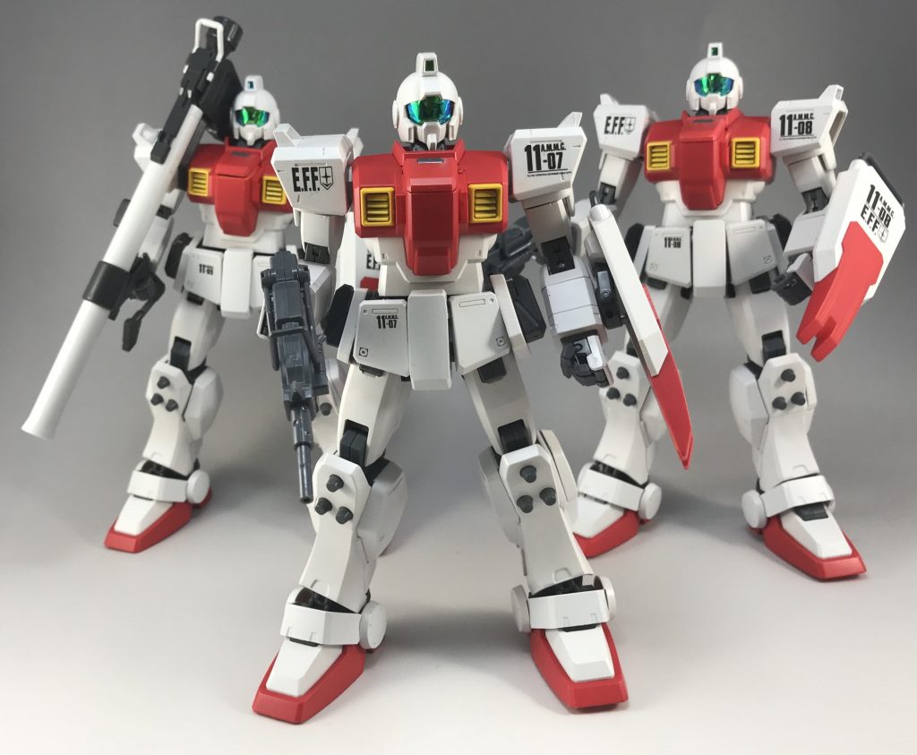 第3小隊
陸戦型・ジム
配色はコミックス巻末インタビューを参考に