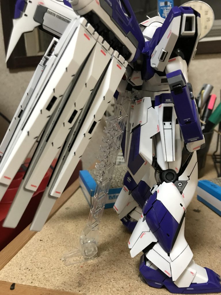 MG HI-νガンダム ver.KA FWS–2枚目/制作者：@gyuuuutora