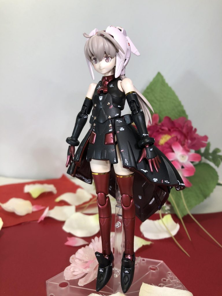 ブラックちゃんソロで。前髪の巻き毛を反対側に移動、あとアホ毛追加。