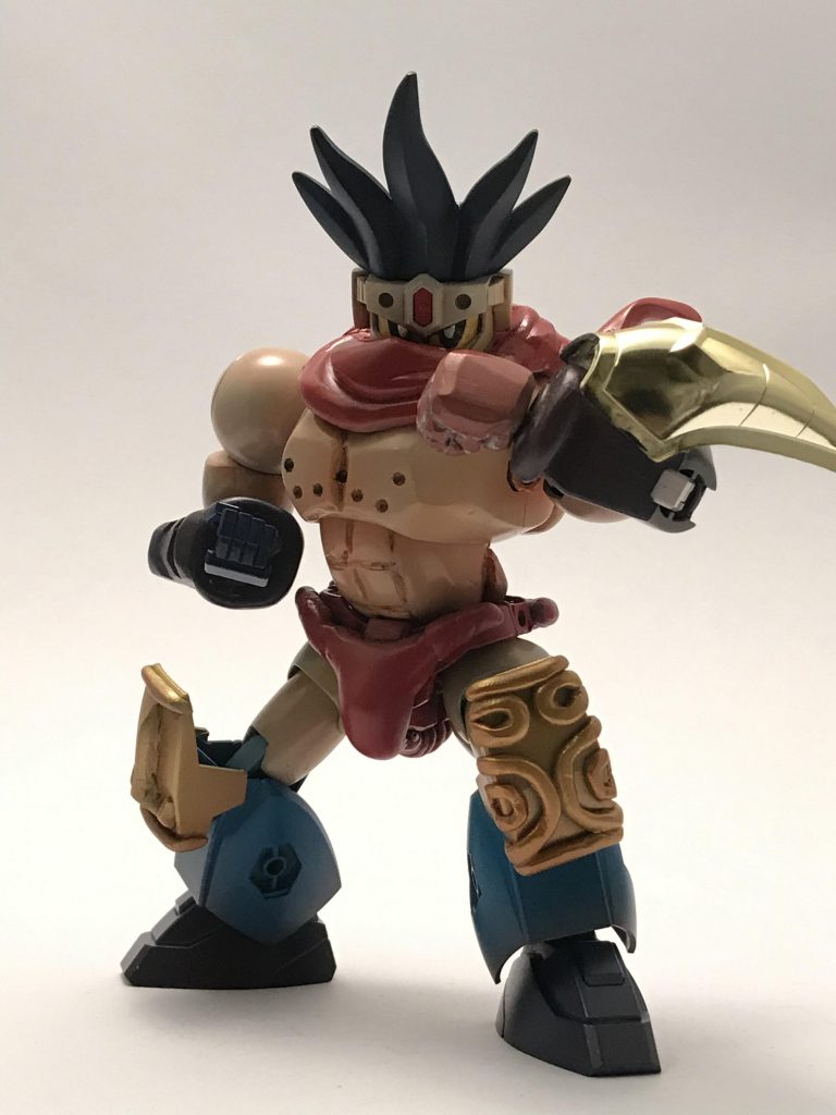 得意の格闘術で、悪党どもをなぎ倒す!!