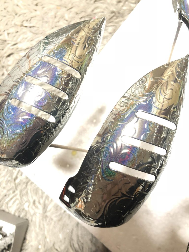 MGキュベレイダムド、エアブラシ・メッキ塗装–2枚目/制作者：kシェパード