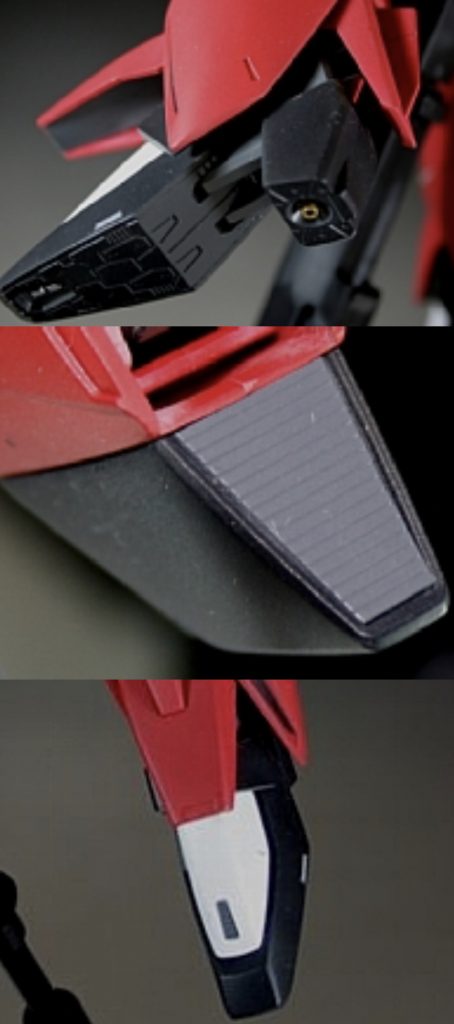 脚部ディティールアップ