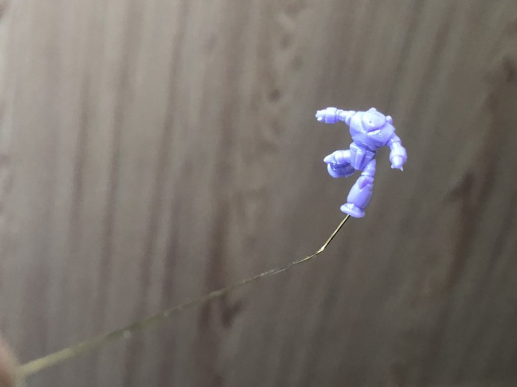 ポーズ変更したけど完成したらわからないですね。