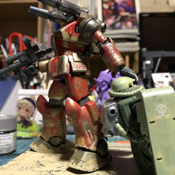 ガンキャノンとザクII