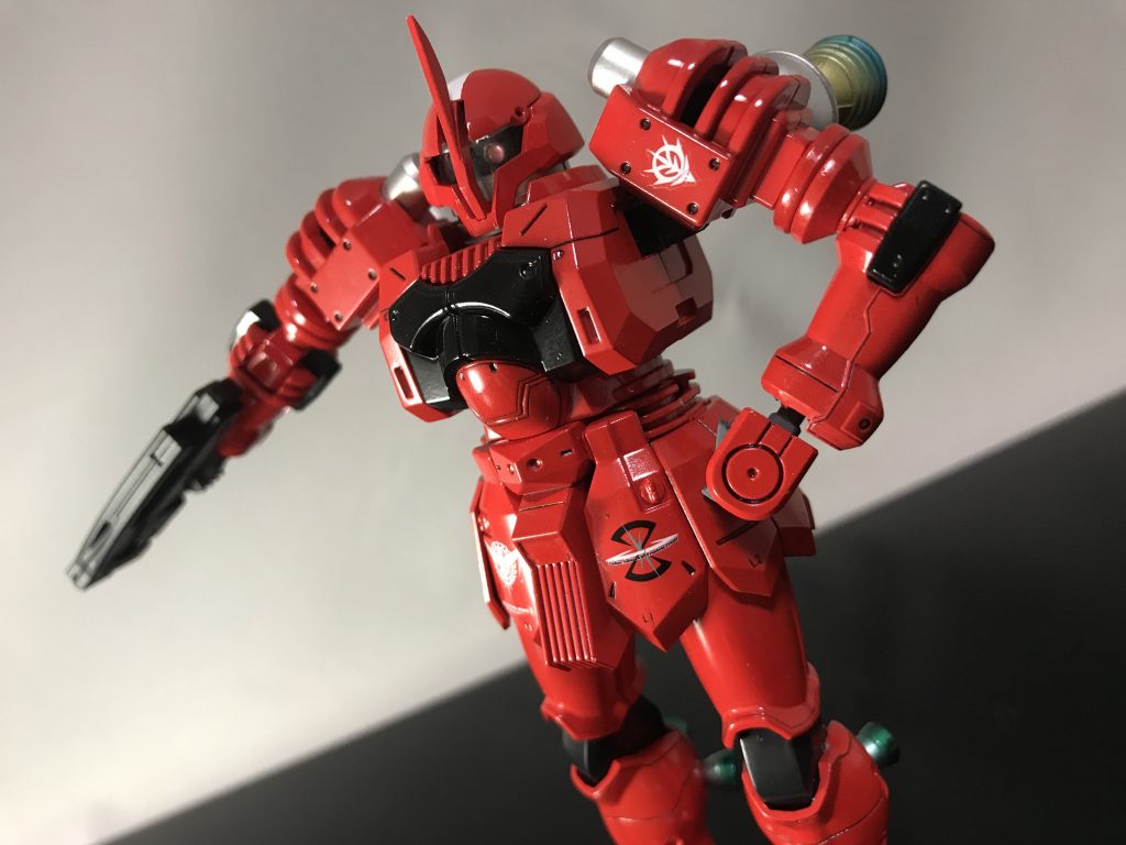 色はスーパーカー(死語)をイメージして赤と一部に白を塗りました。もう少し白くしても良かったかなと思ってます