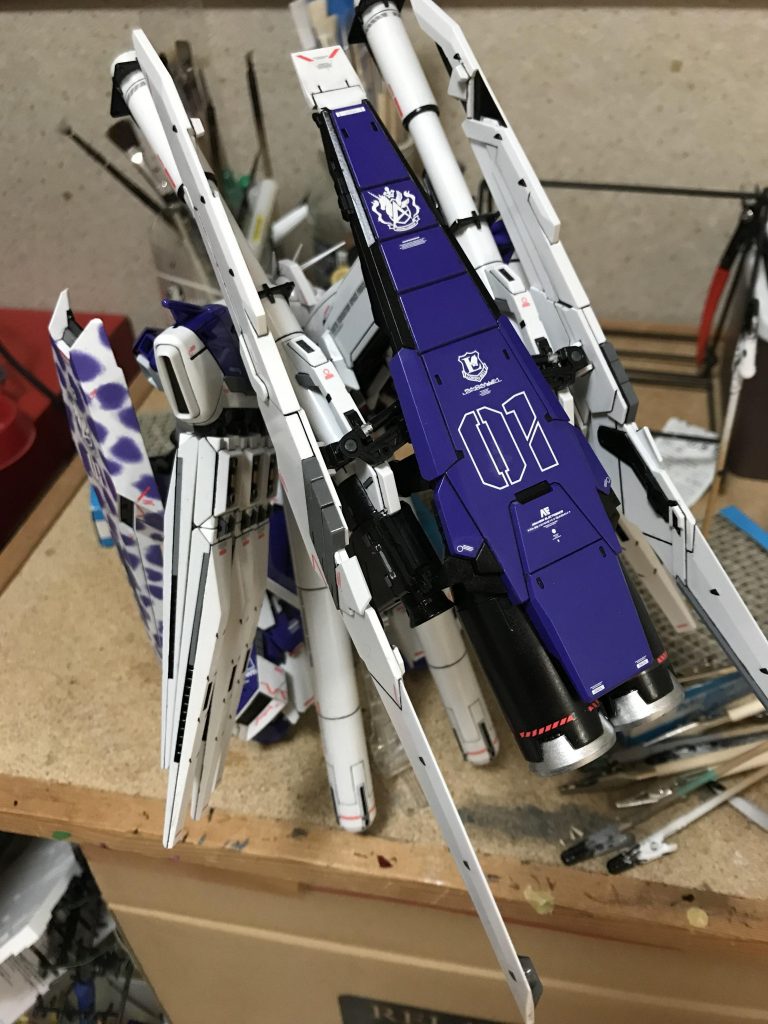 MG HI-νガンダム ver.KA FWS–3枚目/制作者：@gyuuuutora