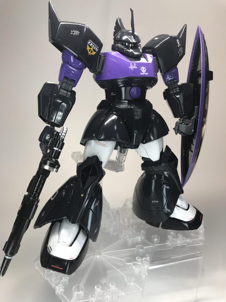 MG ゲルググ  黒い三連星仕様 【ソリッドグロス塗装仕上げ】–3枚目/制作者：モルガナ