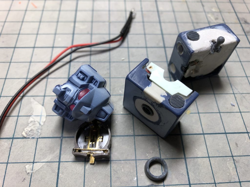 ツインアイはおゆまるで作りました