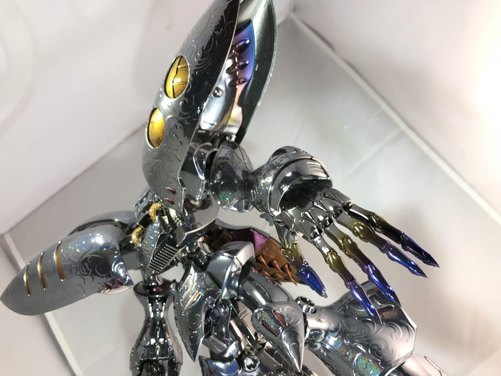 MGキュベレイダムド、エアブラシ・メッキ塗装–4枚目/制作者：kシェパード