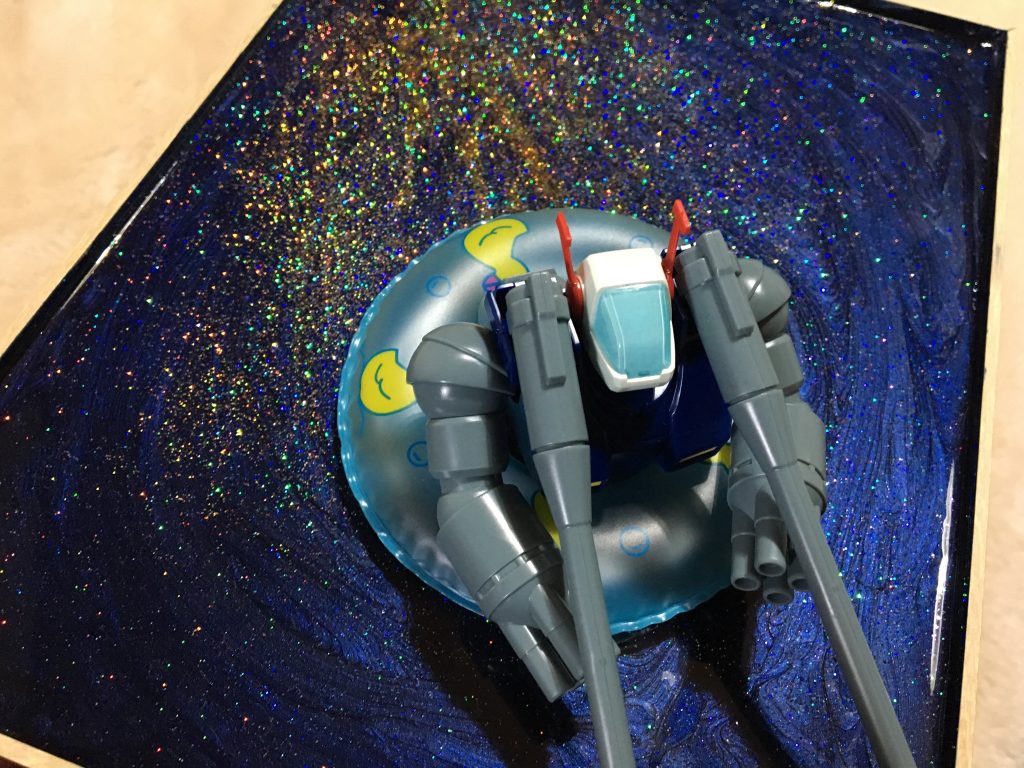 綺麗だねえ…ガンタンクちゃんが泳いだ跡が天の川になったって、本当のおはなしなんだねえ