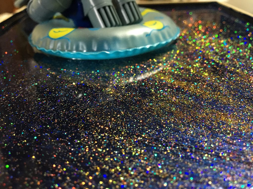 キラッキラだね😊
キミのために宇宙まで行って星の海をすくい取った甲斐があるよ✨